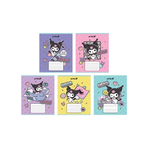 Зошит Kite Kuromi, 18 аркушів, лінія (HK25-237-2) зображення 1