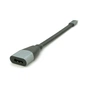 Перехідник USB-C to HDMI F 0.18m black-gray Voltronic (Type-C(M)/HDMI(F)flat18cm) - зменшене зображення 1