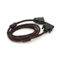 Кабель мультимедійний DVI M to DVI M 1.5m 24+1pin black/red Merlion (YT-DVI(M)/(M)NY/RD-1.5m) - зменшене зображення 2