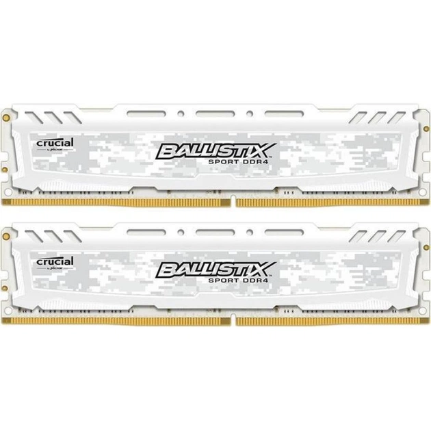 Модуль пам'яті для комп'ютера DDR4 16GB (2x8GB) 3000 MHz Ballistix Sport Micron (BLS2K8G4D30AESCK) - зображення 1