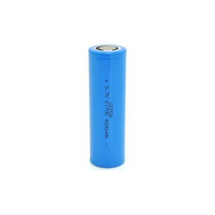 Акумулятор Vipow 21700 4000mAh, 3.7V, Blue, FlatTop (ICR21700-4000mAhFT / 31078) зображення 1