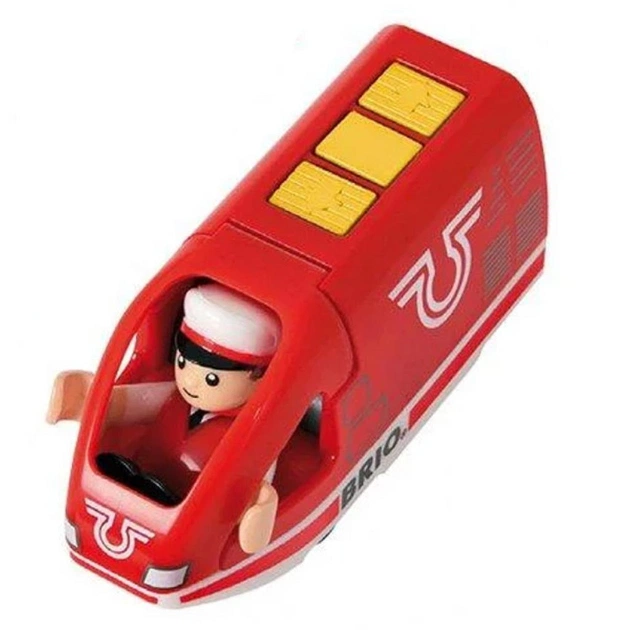 Залізниця Brio World Потяг USB зарядка, вагон, машиніст (33746) - picture 4