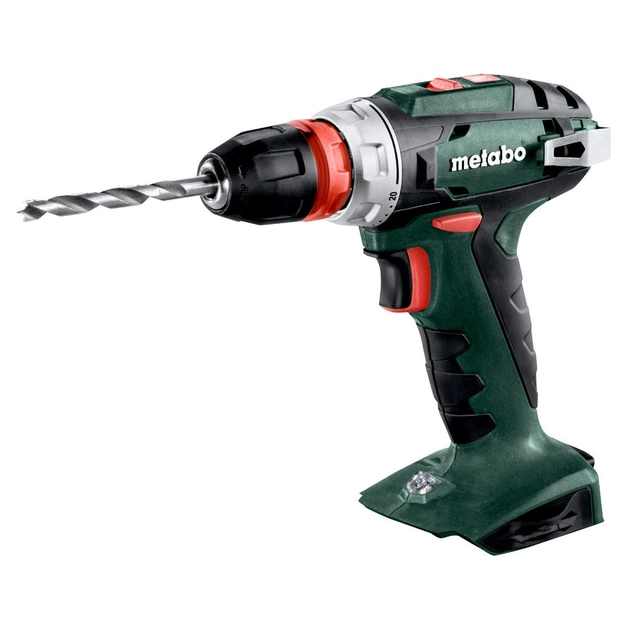 Шуруповерт Metabo BS 18 QUICK 18В, 24-48Нм, 0-450·0-1600об/хв, 1.3кг (без АКБ та ЗП) (602217840) - изображение 1