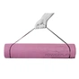 Килимок для йоги PowerPlay 4010 PVC Yoga Mat 173 x 61 x 0.6 см Рожевий (PP_4010_Rose_(173*0,6)) - зменшене зображення 2