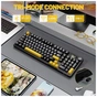 Клавіатура Attack Shark X98 Pro RGB Wireless/Bluetooth/USB UA Star Black (X98PROSB_AS) - зменшене зображення 4