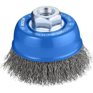 Щітка для електроінструменту Bosch Professional чашкова, кручена сталь, 70мм, 0.3мм, M14 (2.608.622.098) зображення 1
