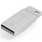 USB флеш накопичувач Verbatim 16GB Metal Executive Silver USB 2.0 (98748) - зменшене зображення 2