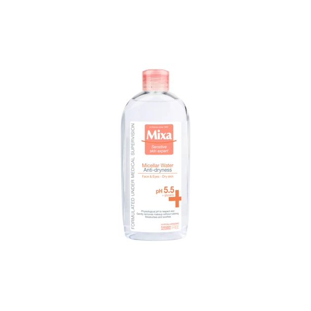 Міцелярна вода Mixa Anti-Dryness для сухої шкіри 400 мл (3600550932751) - изображение 1