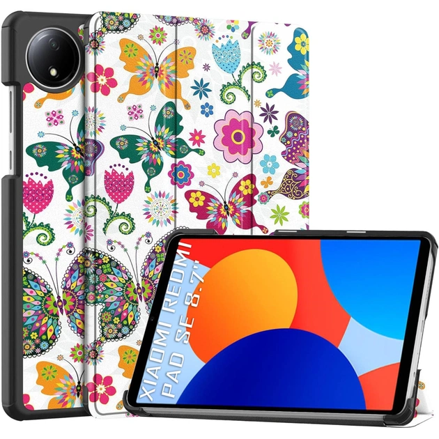 Чехол для планшета BeCover Smart Case Xiaomi Redmi Pad SE 8.7" Butterfly (711910) - изображение 1