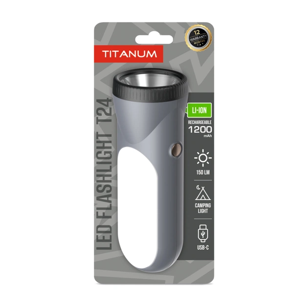 Ліхтар TITANUM 150Lm Gray (TLF-T24) - зображення 1
