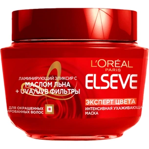 Маска для волосся Elseve Колір і Блиск для фарбованого та мелірованого волосся 300 мл (3600521708545) зображення 1