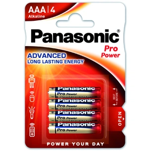 Батарейка Panasonic AAA LR03 Pro Power * 4 (LR03XEG/4BP) зображення 1
