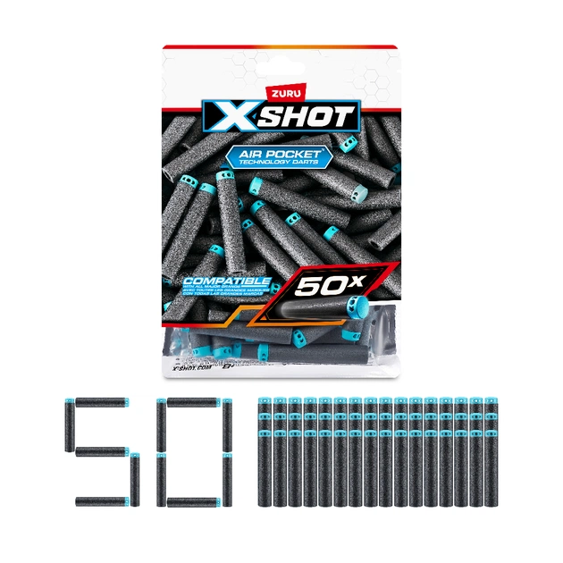 Іграшкова зброя Zuru X-Shot Набір патронів Excel (50 патронів) (36588) - изображение 2