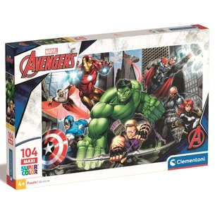 Пазл Clementoni Maxi The Avangers 104 элемента (23688) изображение 1