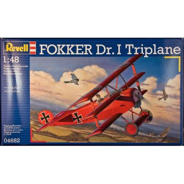 Збірна модель Revell Винищувач Fokker DR.I 1:48 (4682) - изображение 1