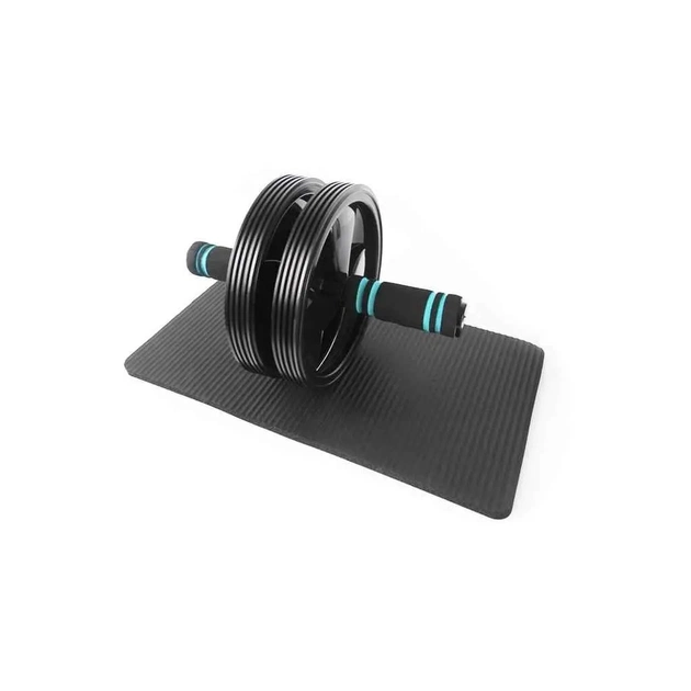 Ролик для преса U-Powex Ab wheel with mat d18.5cm Black (UP_1006_Ab/Wheel) - picture 9