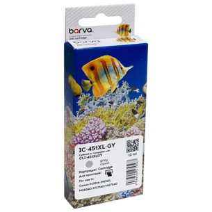 Картридж Barva Canon CLI-451GY XL (6476B001) 3350с (IC-451XL-GY) зображення 1
