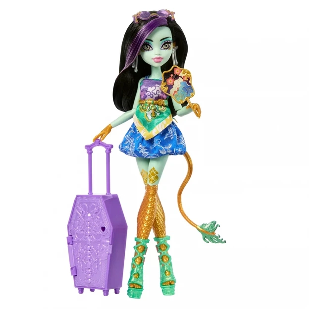 Кукла Monster High Набор-сюрприз Кошмарные каникулы Ужас-секреты Джинифайер (JDR52) - изображение 4