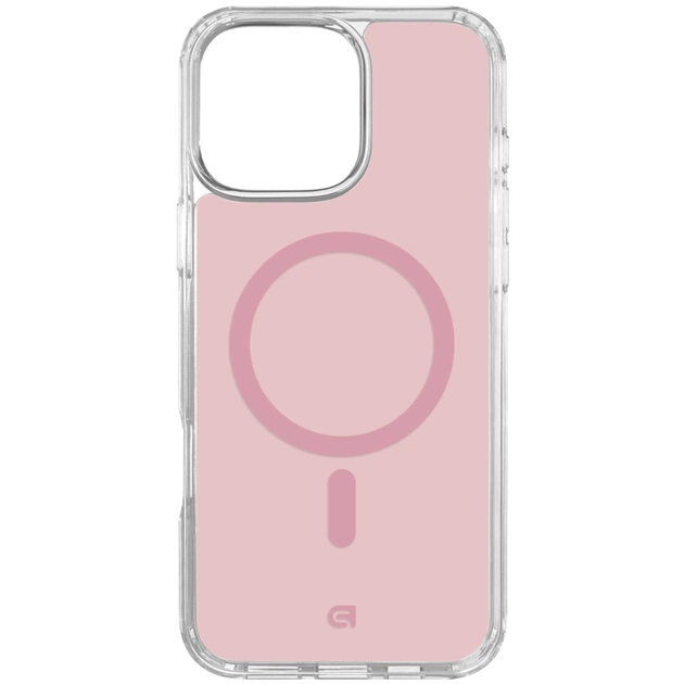 Чохол до мобільного телефона Armorstandart Clear Hybrid MagCase Apple iPhone 16 Pro Max Pink (ARM91735) - зображення 1