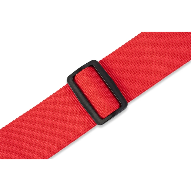 Ремінь для гітари Levy's Classics Series Polypropylene Guitar Strap Red (M8POLY-RED) - picture 3