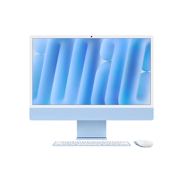 Комп'ютер Apple 24" iMac Retina 4.5K / Apple M4 (10-c/CPU, 10-c/GPU), 16, 512, Blue (MWV33UA/A) - зображення 1