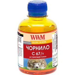 Чорнило WWM Canon IPF-107 200г Yellow IPF-107Y (C67/Y) зображення 1