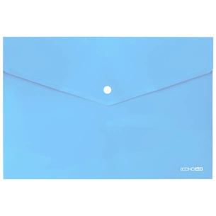 Папка - конверт Economix А4 180 мкм, непрозора, пастельна блакитна (E31301-82) зображення 1