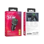 Зарядное устройство BOROFONE 2xUSB QC3.0 36W car adapter black (6941991101205) - уменьшенное изображение 5
