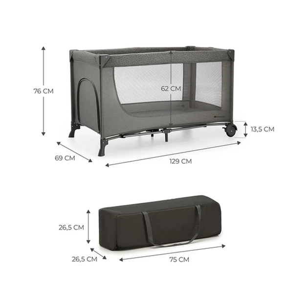 Дитячий манеж Kinderkraft Joy 2 Dark Grey (5902533925117) - picture 6