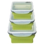 Набір туристичного посуду Tramp з 3х контейнерів силіконових 400/700/1000ml olive (TRC-089-olive) - зменшене зображення 1
