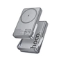 Батарея універсальна HOCO 10000mAh Sunlight PD/20W Magnetic with stand Metal Grey (Q36A / 714987) - зменшене зображення 1