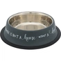 Посуд для собак Trixie Миска металева на гумовій основі 900 мл/23 см (сіра) (4011905251448) - зменшене зображення 1