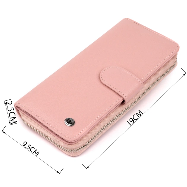 Кошелек ST Leather Из кожи женский Розовый (19303) - изображение 3