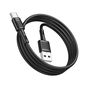 Дата кабель USB 2.0 AM to USB-C 1.0m 3A PVC X83 black HOCO (6931474770905) - зменшене зображення 3