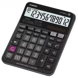 Калькулятор Casio DJ-120DPLUS, чорний (CALC-CAS-DJ-120DPLUS) зображення 1
