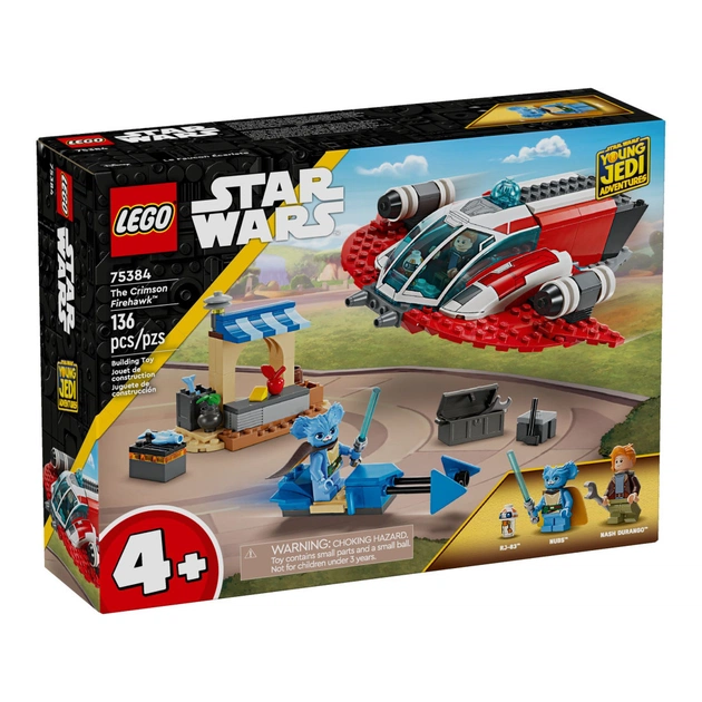 Конструктор LEGO Star Wars Багряний вогняний яструб 136 деталей (75384) - зображення 1