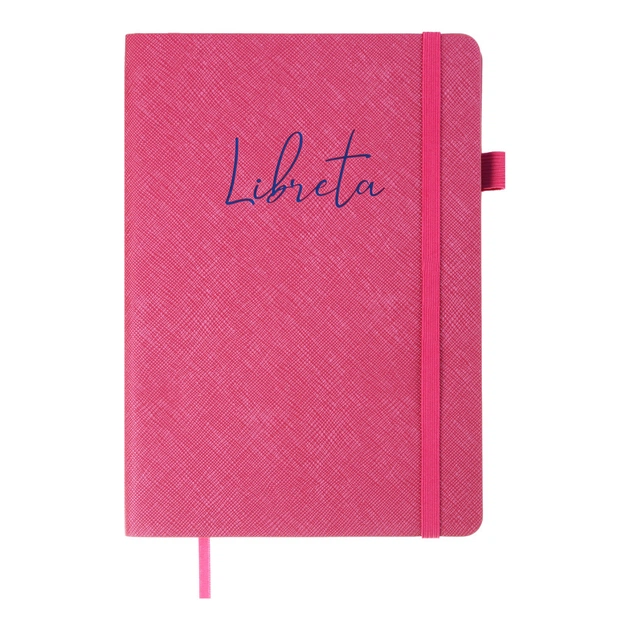 Книга записна Buromax Libreta А5 96 аркушів, без лініювання малиновий (BM.295017-29) - зображення 1