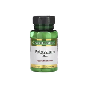 Мінерали Nature's Bounty Калій, 99 мг, Potassium, 100 каплет (NRT-01110) зображення 1