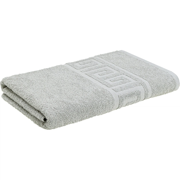 Рушник Home Line махровий бордюрний (сірий) 400 гр/м2, 40х70 см (179745) - изображение 1