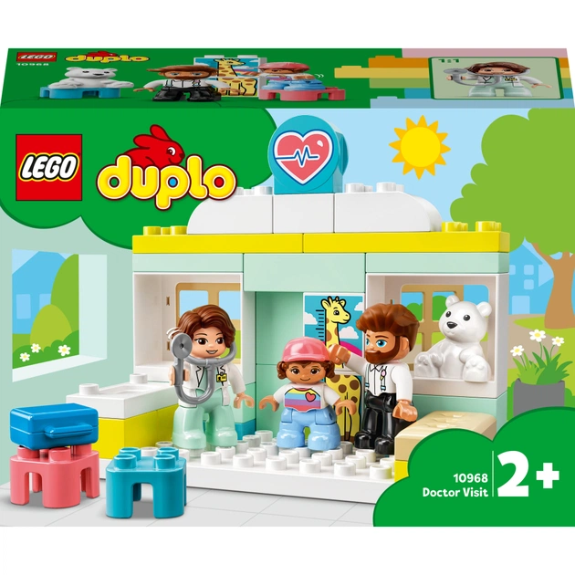 Конструктор LEGO DUPLO Town Похід до лікаря 34 деталі (10968) - изображение 1