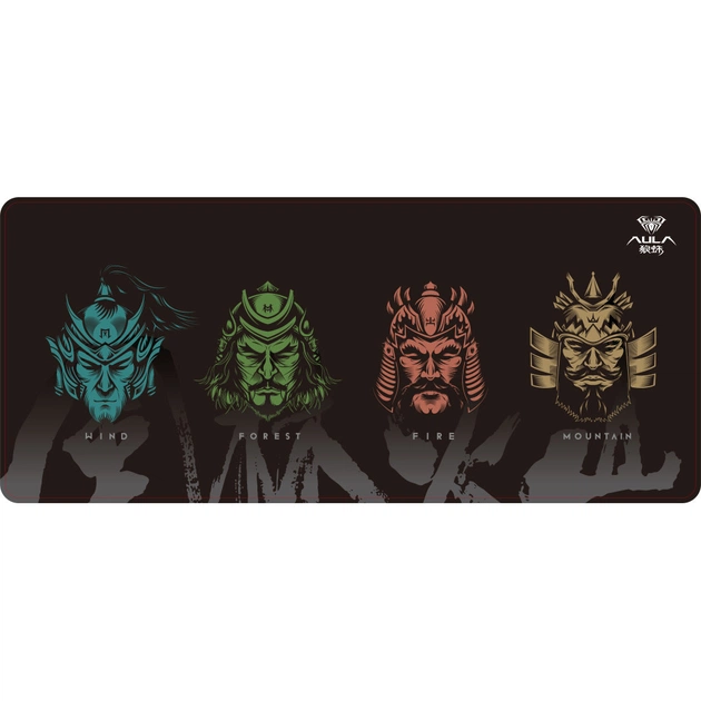 Килимок для мишки Aula MP-WFFM Black (6948391215136) - зображення 1