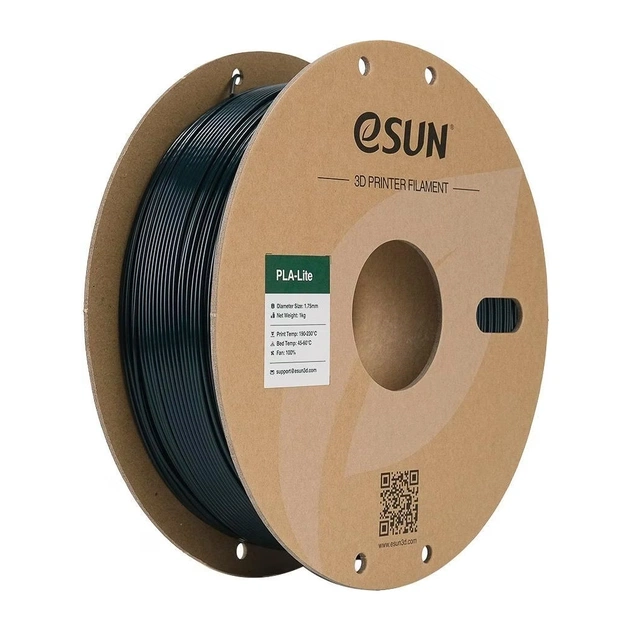 Пластик для 3D-принтера eSUN ePLA-LITE 1,75mm 1kg Green (EPLA-LITE-P175G1) - изображение 1