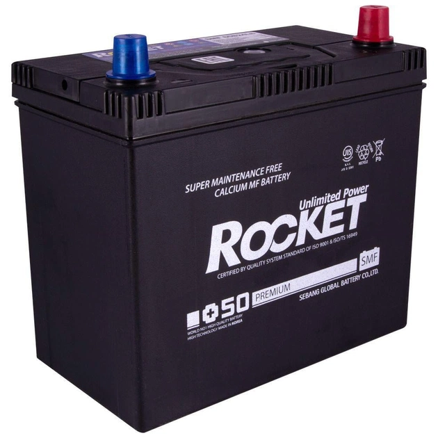 Акумулятор автомобільний ROCKET 50Ah (SMF 65B24LS) - зображення 1