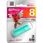 USB флеш накопичувач Silicon Power 8GB Ultima U06 Blue USB 2.0 (SP008GBUF2U06V1N) - зменшене зображення 3
