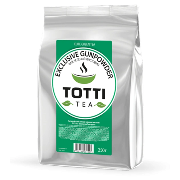 Чай TOTTI Tea "Эксклюзив Ганпаудер" листовой 250 г (tt.51291) - изображение 1