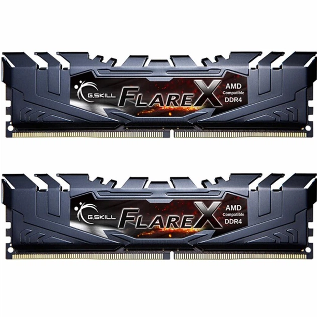 Модуль памяти для компьютера DDR4 16GB (2x8GB) 3200 MHz FlareX Black G.Skill (F4-3200C16D-16GFX) - изображение 1