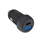 Зарядний пристрій ColorWay USB-C PD35W + USB QC3.0 car adapter (CW-CHA064PD-BK) - уменьшенное изображение 2