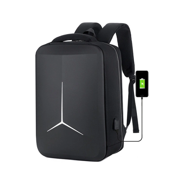 Рюкзак для ноутбука Voltronic 15.6", TT-2020-2G, Nylon, Polyester, Oxford, Gray, USB (45011) - зображення 1