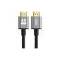Кабель мультимедійний HDMI M to HDMI M 3.0m V2.0 black XO (GB017A-HDMI.tranish) - зменшене зображення 1