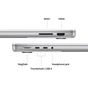 Ноутбук Apple MacBook Pro 14 A2918 M3 Silver (MR7J3UA/A) - зменшене зображення 5